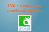 ETZO -  Evropski teden zmanjševanja odpadkov 17. do 25. novembra
