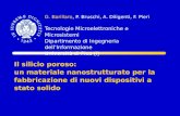 G. Barillaro , P. Bruschi, A. Diligenti, F. Pieri Tecnologie Microelettroniche e Microsistemi