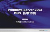 Windows Server 2003 DNS  新增功能