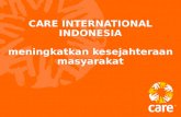 CARE INTERNATIONAL INDONESIA meningkatkan kesejahteraan masyarakat