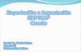 Exportación e Importación EXP/IMP Oracle