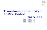 Transform-domain Wyner-Ziv  Codec                                       for Video
