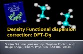 Density Functional dispersion correction : DFT-D3