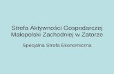 Strefa Aktywności Gospodarczej Małopolski Zachodniej w Zatorze