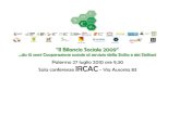 Il Bilancio Sociale  2009 Consorzio Sol.Co Catania   Rete di Imprese Sociali Siciliane