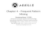 Chapter 4 – Frequent Pattern Mining