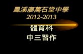 鳳溪廖萬石堂中學 2012-2013