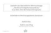 Arbeitskreis Rechnungswesen Hannover Referentin: Katrin von Gfug