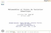 Métamodèles et Points de Variation Sémantique workshop IDM:  Semo’07 29 mars 2007