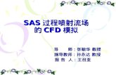 SAS 过程喷射流场的 CFD 模拟