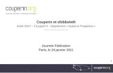 Couperin et shibboleth André DAZY –  Couperin  - Département « Etudes et Prospective »