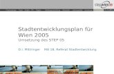 Stadtentwicklungsplan für Wien 2005  Umsetzung des STEP 05