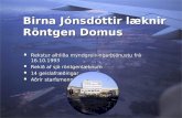 Birna Jónsdóttir læknir Röntgen Domus