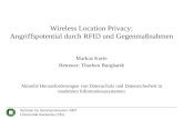 Wireless Location Privacy: Angriffspotential durch RFID und Gegenmaßnahmen