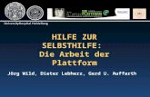 HILFE ZUR SELBSTHILFE:  Die Arbeit der Plattform