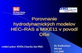 Porovnanie hydrodynamických modelov HEC–RAS a MIKE11 v povodí Olše