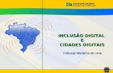 INCLUSÃO DIGITAL  E CIDADES DIGITAIS