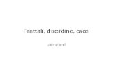 Frattali, disordine, caos