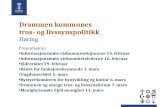 Drammen kommunes  tros- og livssynspolitikk Høring