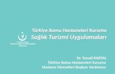 Türkiye Kamu Hastaneleri Kurumu  Sağlık Turizmi Uygulamaları