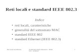 Reti locali e standard IEEE 802.3