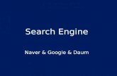 Naver & Google &  Daum