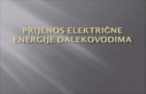 Prijenos električne energije dalekovodima