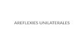 AREFLEXIES UNILATERALES