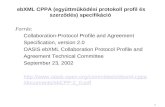 ebXML  CPPA (együttműködési protokoll profil és szerződés)  specifikáció