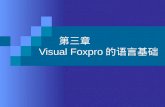 第三章  Visual Foxpro 的语言基础