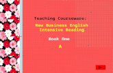 Teaching Courseware: New Business English Intensive Reading Book One   A