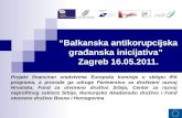 “ Balkanska antikorupcijska gra đ anska inic i jativa ”   Zagreb 16.05.2011.
