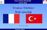 Fransa-Türkiye İkili işbirliği