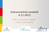 Astronomický seminář 6.11.2013