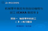 机械零件数控车削自动编程与加工 (CAXA 数控车 )