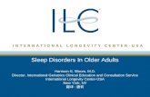 Sleep Disorders In Older Adults Harrison G. Bloom, M.D.
