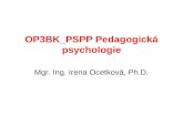 OP3BK_PSPP Pedagogická psychologie