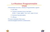 Le Routeur Programmable Click