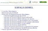 ESPAÇO DIMEL  Conceitos Metrológicos  Reestruturação da Dimel