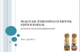 Magyar Édességgyártók Szövetsége Húsvéti sajtótájékoztató