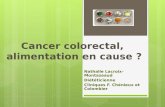 Cancer colorectal,  alimentation en cause ?