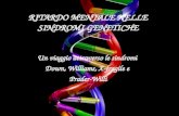 RITARDO MENTALE NELLE SINDROMI GENETICHE