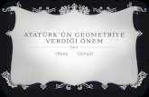 Atatürk’ün geometriye verdiği önem