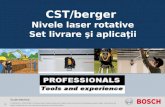 CST/berger Nivele laser rotative Set livrare şi aplicaţii