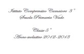 Istituto Comprensivo Camaiore  3° Scuola Primaria Vado Classe 5° Anno scolastico 2012-2013