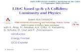 LHeC based  γ p  & γ A Colliders: Luminosity and Physics Saleh SULTANSOY
