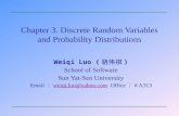 Chapter 3. Discrete Random Variables and Probability Distributions