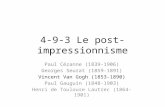 4-9-3 Le  post-impressionnisme