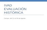 IVAD Evaluación Histórica