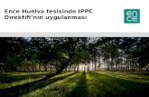Ence Huelva  tesisinde IPPC Direktifi’nin uygulanması